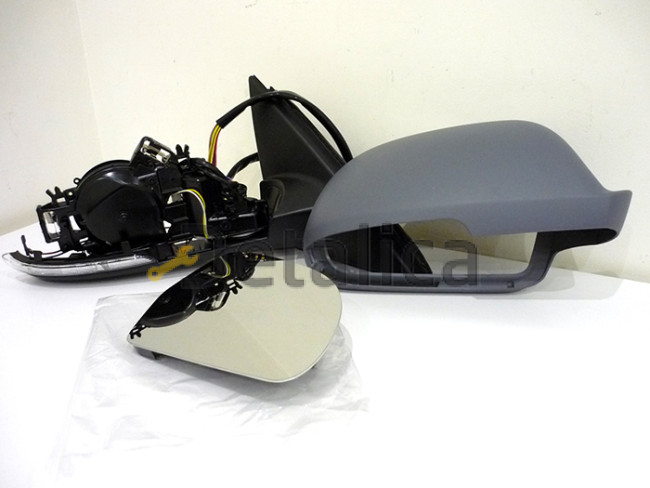Зеркало правое 15 конт электр с подогрев автскладыв память ук поворота подсветка для Шкода Суперб от 2008 (Тайвань)