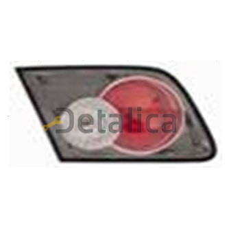 Фонарь задний внутренний левый седан хэтчбэк тонированный внутри хром для мазда 6 от 2005-2007