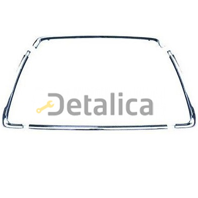 Молдинг решетки радиатора комплект 4 шт для Митсубиси АСХ