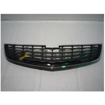 Решетка радиатора нижняя хром-черный для Шевроле Круз от 2013  китай