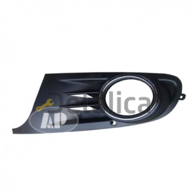 Решетка переднего бампера левая под птф с хром молдингом для Фольксваген Гольф 6 от 2009 (Тайвань) Решетка переднего бампера левая под птф с хром молдингом для Фольксваген Гольф 6 от 2009 (Тайвань)