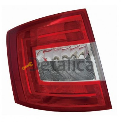 Фонарь задний внешний левый универсал для Шкода Октавия А7 от 2013 (Depo)