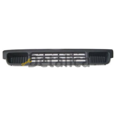 Решетка бампера переднего центральная для Фольксваген Транспортер Т5 2003-2009 (Тайвань) серая