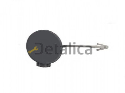 Заглушка буксировочного крюка для Ауди А1 бампер перед (Тайвань)