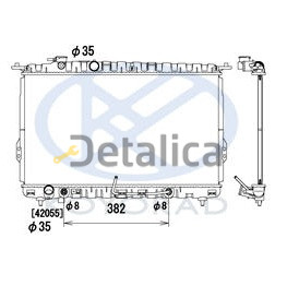Радиатор охлаждения АТ для Хендай Соната 4 от 2002 (KOYO)