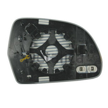 Стекло зеркала левое с подогревом для Шкода Суперб от 2008 (Тайвань) aspherical