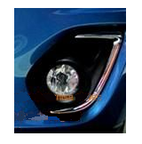 Молдинг решетки бампера левый хромированный для Митсубиси АСХ