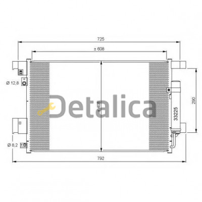 Радиатор кондиционера для Митсубиси Аутлендер ХЛ/XL Nrf Германия