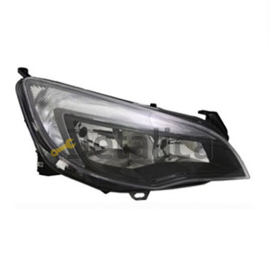 Фара правая внутри черная Опель Астра J 2010-2012 Depo