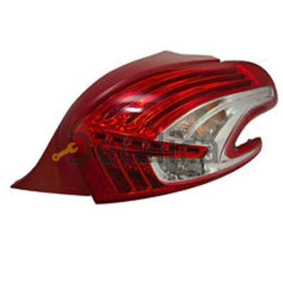 Фонарь задний внешний правый с диод на Пежо 208 от 2012