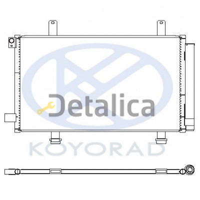 Радиатор кондиционера для Сузуки СХ4 Koyo Япония