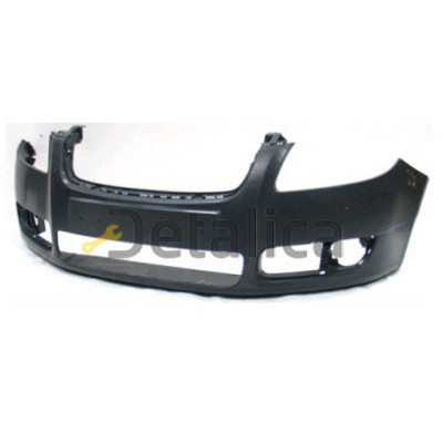 Бампер передний без отв под датчики с отв под птф для Шкода Фабия 2 от 2007-2009 (Китай)