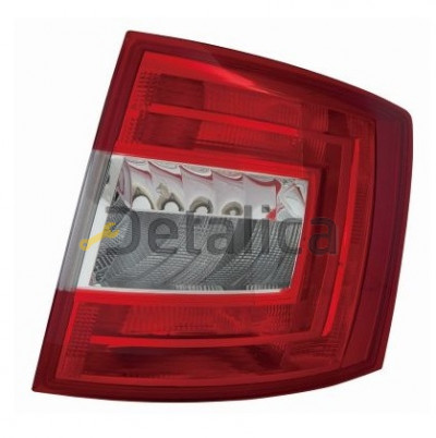 Фонарь задний внешний правый универсал для Шкода Октавия А7 от 2013 (Depo)