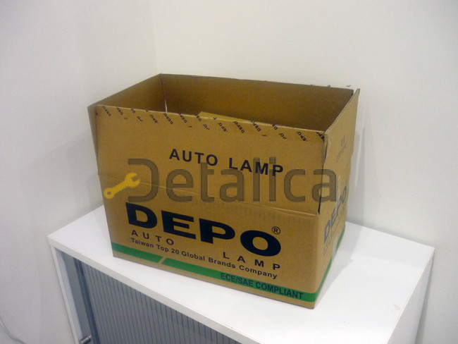 Фара правая поворотник белый для Киа Рио от 2003 до 2004 (Depo)