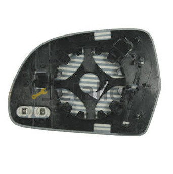 Стекло зеркала правое с подогревом для Шкода Суперб от 2008 (Тайвань) convex