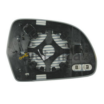 Стекло зеркала левого с подогревом для Ауди А4 Б8 от 2008 (Тайвань) aspherical