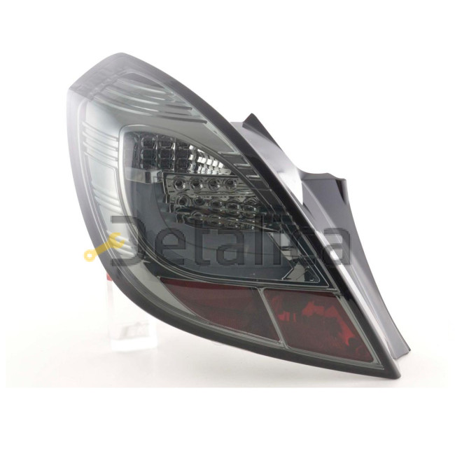Фонарь задний внешний левый+правый комплект 5 дв тюнинг с диод указатель поворота тонированный  SONAR внутри хром для Опель Корса от 2006