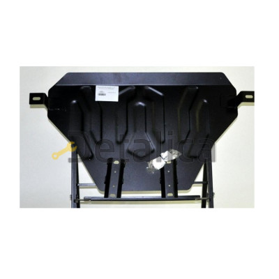 Защита поддона двигателя с креплениями стальная для Фольксваген Туарег от 2006-2009 (Россия)