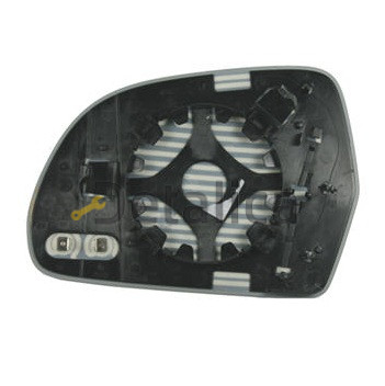 Стекло зеркала правого с подогревом для Ауди А4 Б8 от 2008 (Тайвань) convex