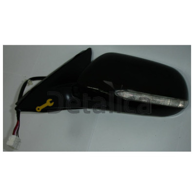 Зеркало левое электрическое с подогревом с указателем поворота  aspherical для хонда аккорд от 2003