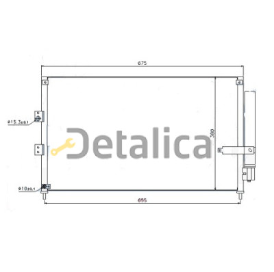 Радиатор кондиционера для Honda Civic 8 4d от 2006 Китай