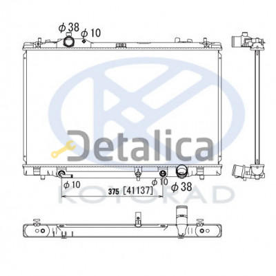 Радиатор охлаждения для Лексус LS460/600hL Koyo Япония