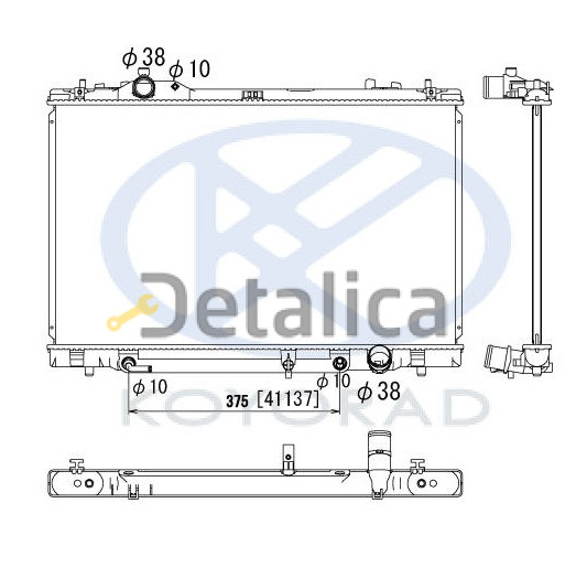 Радиатор охлаждения для Лексус LS460/600hL Koyo Япония