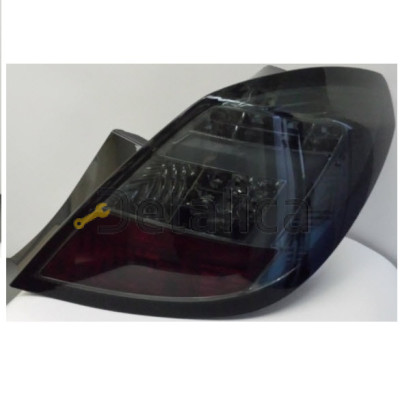 Фонарь задний внешний левый+правый комплект 3 дв тюнинг с диод указатель поворота светящееся секциями тонированный SONAR внутри хром для Опель Корса от 2006