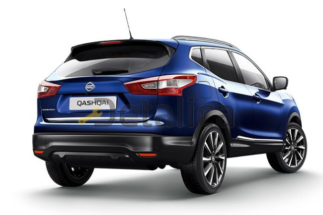 Молдинг 5-й двери хром на край нижний для Ниссан Кашкай J11E