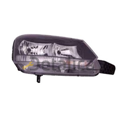 Фара правая с рег мотора внутри черная для Шкода Йети от 2013 (Depo)