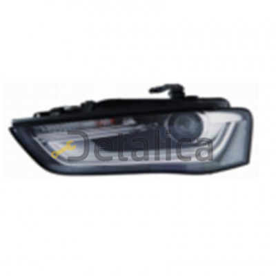 Фара левая линзованная с рег мотора ксенон диодная для Ауди А4 от 2012 (Depo)