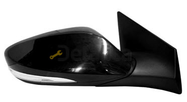 Зеркало левое электр с подогревом и указателем поворота (convex) для Хендай Elantra 5 AVANTE(Тайвань)