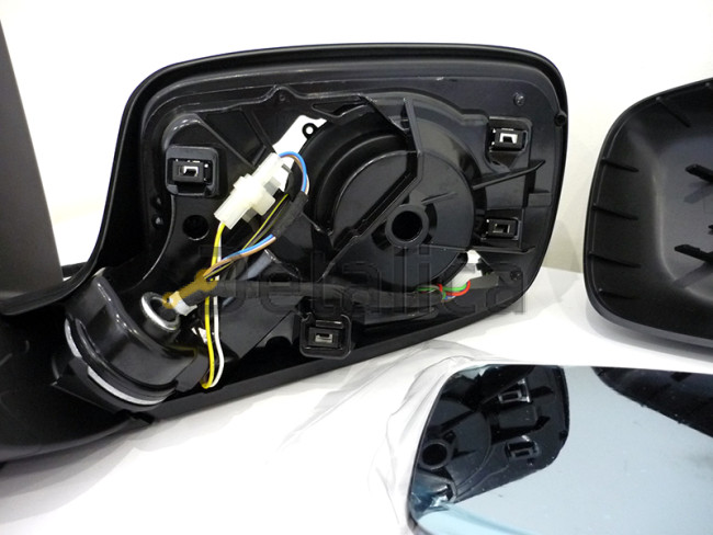 Зеркало левое для BMW E65-E66 электрическое с подогревом автоскладывание с памятью грунт 2002-2007