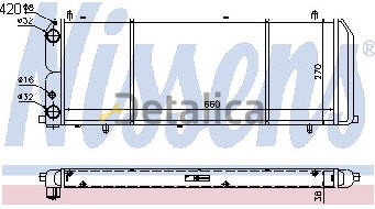 AUDI 100 радиатор охлажден