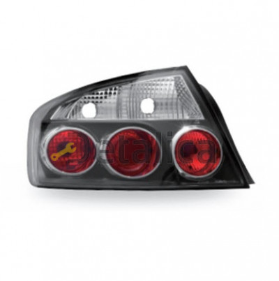 Фонарь задний внешний левый+правый комплект тюнинг JUNYAN внутри черный хром для Пежо 407