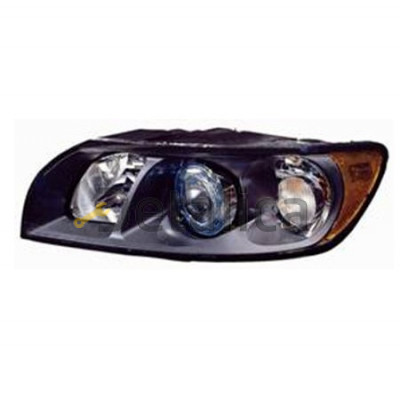 Фара левая ксенон для Вольво S40 внутри чёрная Фара левая ксенон для Вольво S40 внутри чёрная