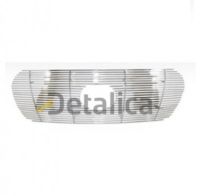 Накладка декоративная на решетку радиатора нержавейка для Тойота Ленд Крузер 200