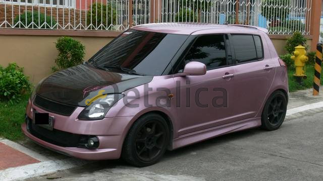 Фара левая для Сузуки Свифт внутри чёрная DEPO