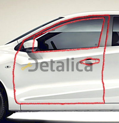 Дверь передняя левая для Ниссан Тиида С13 оригинал