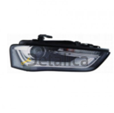 Фара правая линзованная с рег мотора ксенон диодная для Ауди А4 от 2012 (Depo)