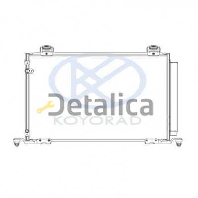 Радиатор кондиционера для Тойота Авенсис 2.0 2.4 (Koyo)