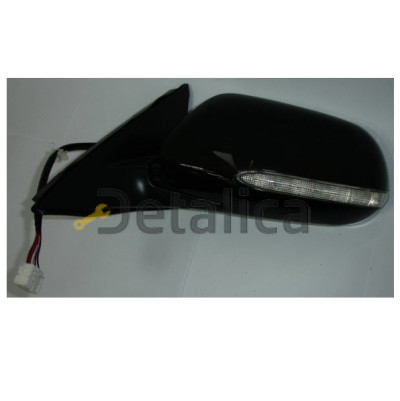Зеркало левое электрическое с подогревом автоскладывающееся с указателем поворота aspherical для хонда аккорд от 2003