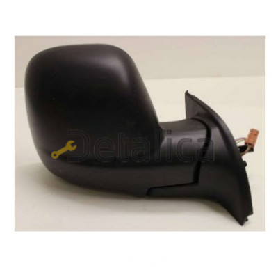 Зеркало правое 2 разъема 7 конт электрическое с подогревом с датчиком температуры convex грунт для Ситроен Берлинго