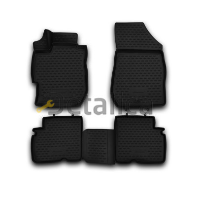 Коврики 3D в салон Nissan Almera G15 резиновые 4 шт Коврики 3D в салон Nissan Almera G15 резиновые 4 шт