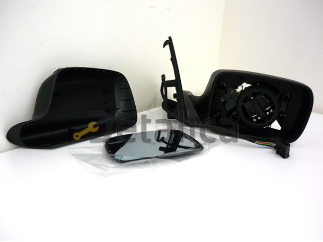Зеркало правое для BMW E65-E66 электрическое с подогревом автоскладывание с памятью грунт 2002-2007