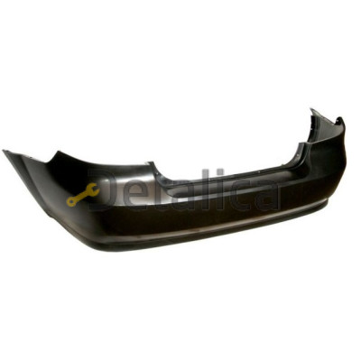 Бампер задний седан черный для Шевроле Авео Т250