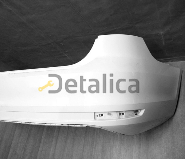 Бампер задний без отверстий под датчики грунт для Фольксваген Джетта 6 от 2015 (Тайвань)