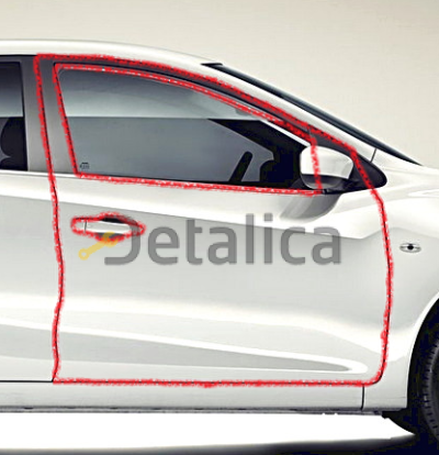 Дверь передняя правая для Ниссан Тиида С13 оригинал