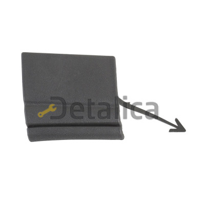 Заглушка буксировачного крюка бампера переднего левая для Фольксваген Туарег от 2007 (Тайвань)