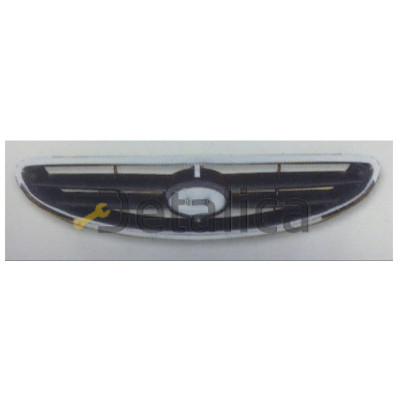 Решетка радиатора хром-черный тагаз для Хендай Акцент от 2003 (Китай)